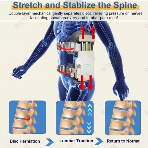 Professional Lumbar Traction Device,Herniated Disc Back Pain Relief Device — image 4