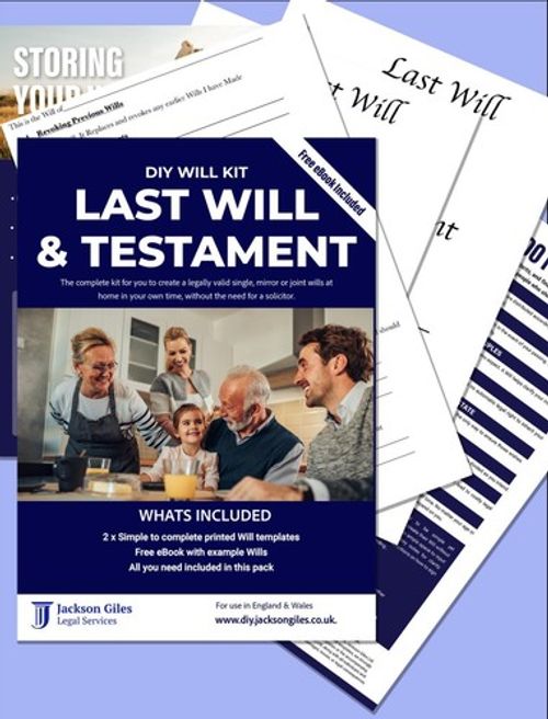 Last Will and Testament | Mirror Will Kit | Couples Will Pack | Single Last Will