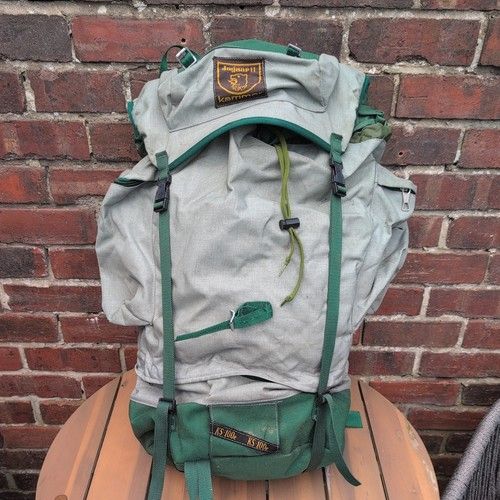 Karrimor Jaguar 2 KS-100e Vintage Rucksack green 1980's backpack hiking walking 