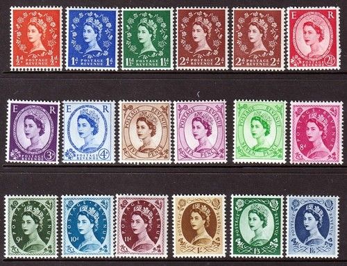 SG540-556 St Edwards Crown Set UNMOUNTED MINT