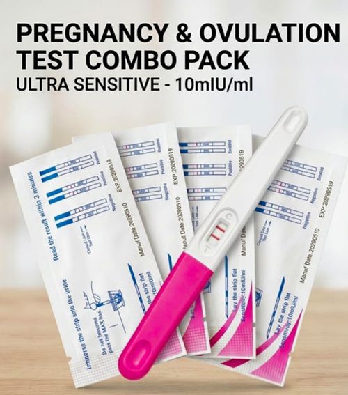 30 Ovulation & 1x Pregnancy Test Combo Pack Ultra Sensitive 10mIU/ml Urine Strip
