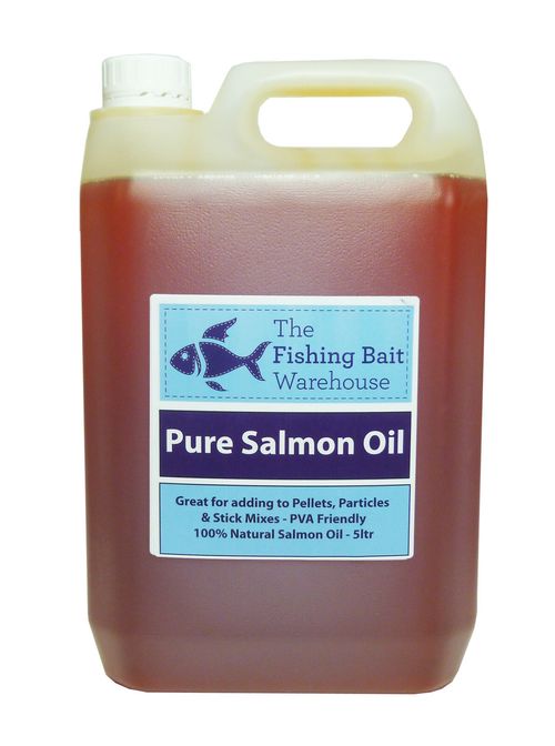 Pure Atlatic Salmon Oil 5ltr Fishing, Dog,  Attractant Carp Fishing Glug 5 Litre — image 1