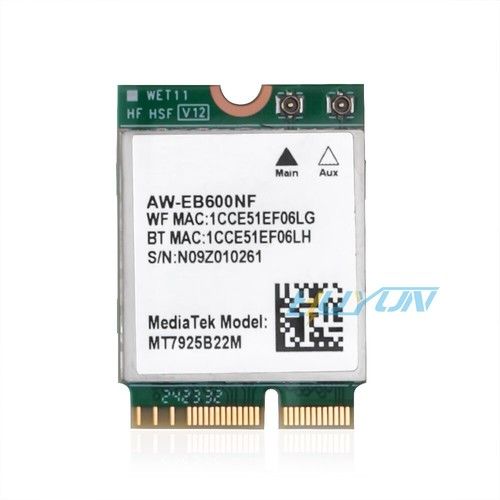 NEW M.2 NGFF WiFi 7 card with built-in antenna and MTK7925 tri band WiFi Bluetoo