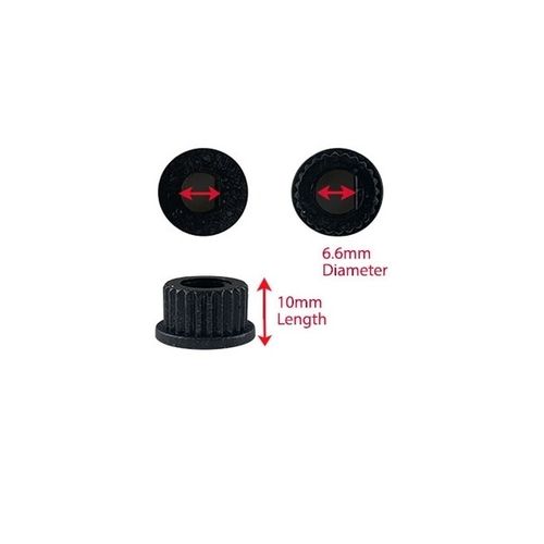 4 X Fully Universal Cooker Oven Hob Black Control Knobs With Adaptors — image 7