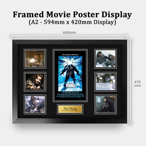 The Thing Signed Large A2 Framed Printed Autograph Memorabilia Gift — image 2