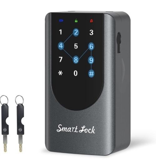 Key Lock Box Outdoor Key Box Waterproof Strong Security Key Air BnB Rental Home