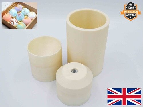 Bath Bomb Mold Press 2.25", 2.75", 3" Piston Machine Soap Form Thread M12 - NEW