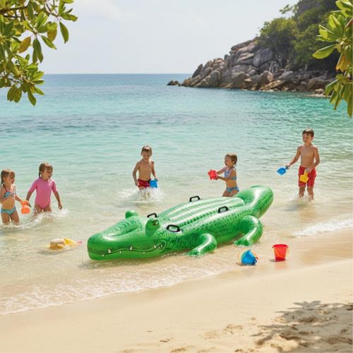 Inflatable Floating Easy to Inflate Inflatable Gator Floating — image 7