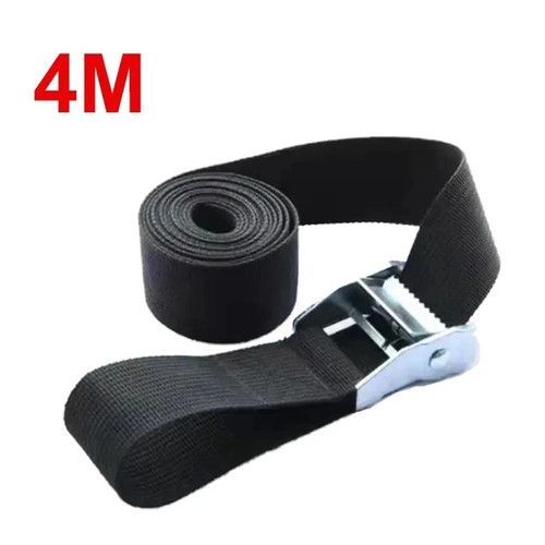 Metal Cam Buckle Tie Down Straps 25mm Webbing 1m - 5m Securing Luggage Trailer