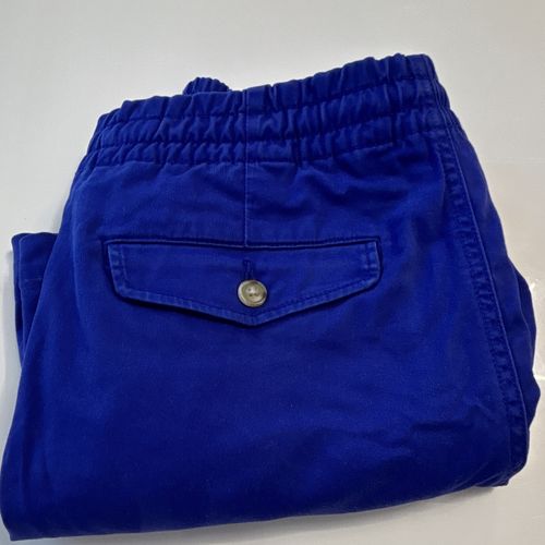 Polo Ralph Lauren Men’s Blue Chino Shorts S Elastic Waist Drawstring Pockets — image 9