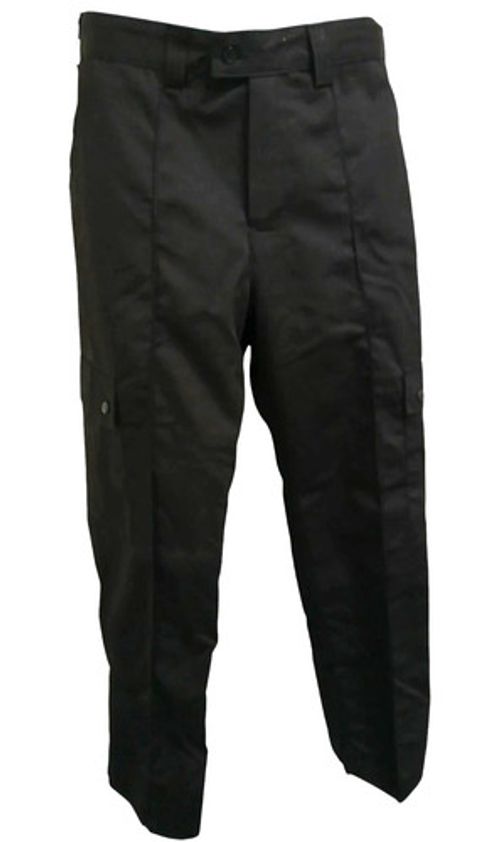 Ex Police Ripstop Cargo Combat Trousers Black Mens Uniform Security Workwear