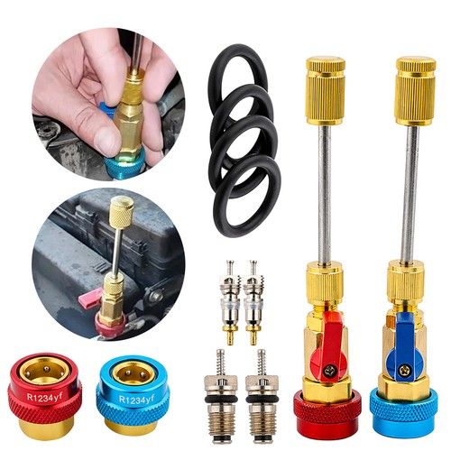 R134A R1234YF Valve Core Quick Remover Installer Car A/C Valve Core Removal Tool