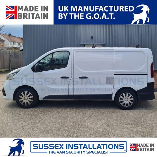 Van Security Shield For Renault Trafic 2014-On Left Side Door Brushed — image 8