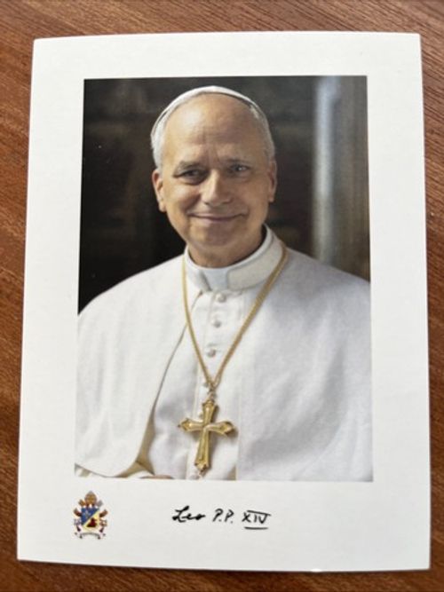 Pope Leo XIV Picture CARD. Freepost