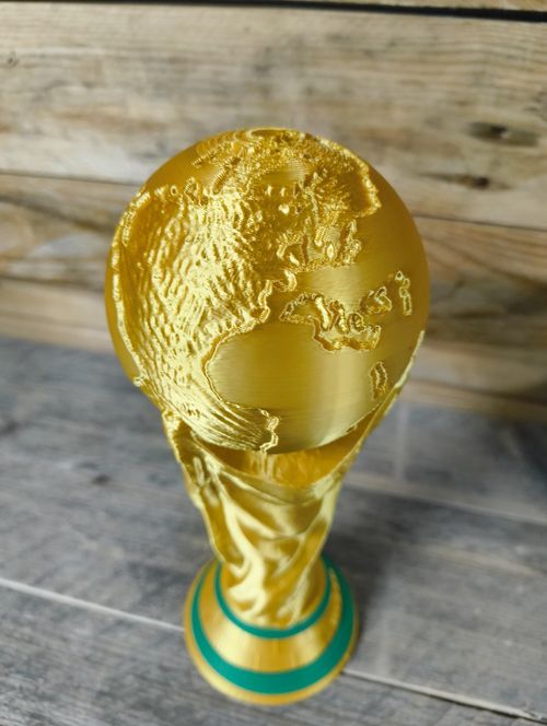 World Cup Trophy Replica Gold Football Soccer Award 24cm 3D Printed — image 3