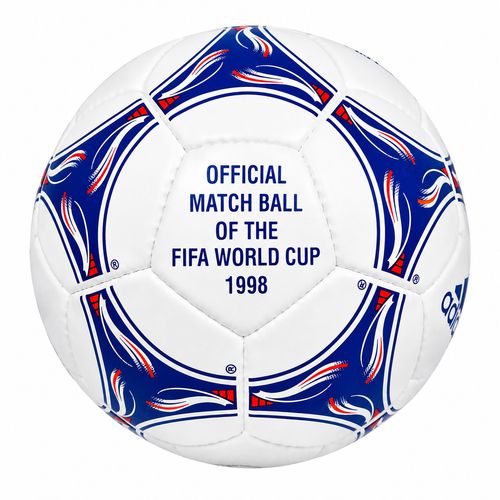 Tricolore Football Fifa World Cup France 1998 Official Match Soccer Ball Size 5 — image 3