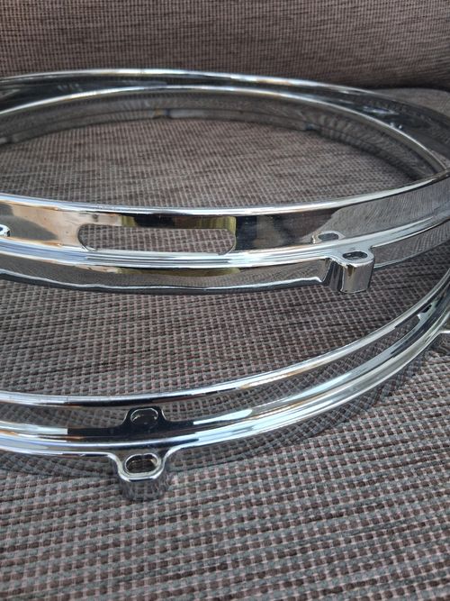 Premier 14" Die Cast  Snare Drum Hoops 8 Lug. — image 1