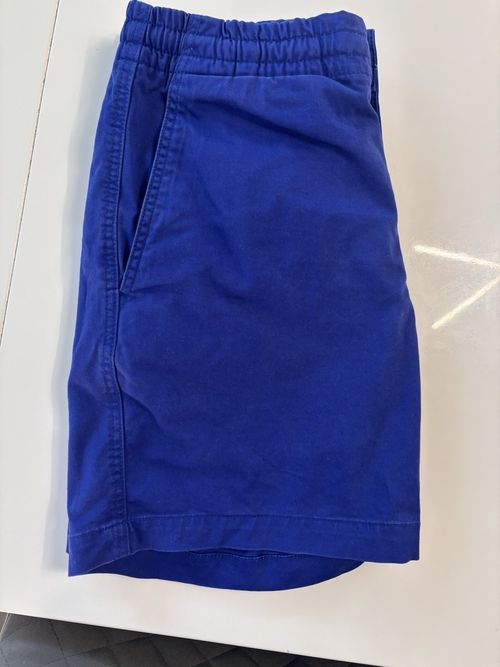 Polo Ralph Lauren Men’s Blue Chino Shorts S Elastic Waist Drawstring Pockets — image 3