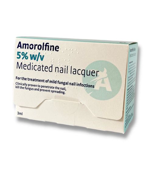 Amorolfine Fungal Nail Treatment-Once Weekly 5%-3ML-Treat Fungal Nail Infections