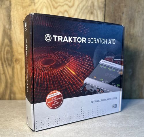 Native Instruments Traktor Scratch A10 10-Channel DVS Kit Vinyl/CD Traktor Pro 2