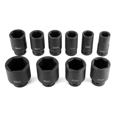 3/4" DRIVE DEEP IMPACT Socket Set 22-50mm HGV Long Reach Impact Socket — image 5