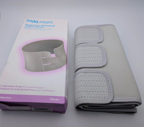 FRIDA MOM Postpartum Abdominal Support Binder Belly C Section Recovery Band Belt — image 1