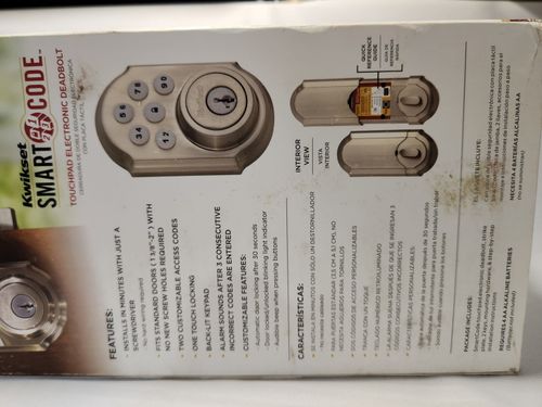 Kwikset 910 SmartCode Z-Wave Deadbolt - Satin Nickle New Open Box aa — image 4