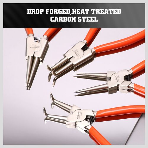4PC 7" Circlip Pliers Set Internal External Bent Straight Ring Remover Retaining — image 6