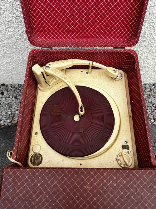 Vintage 1956 Collaro RC-456 Record Player & Instructions-Spares Or Repair — image 3