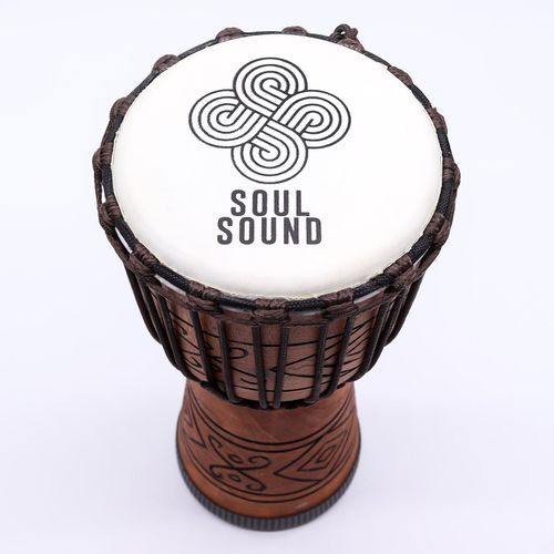 Medium Pro Djembe Drum - Soul Sound (low) - Medium 40cm (18cm Dia) — image 5