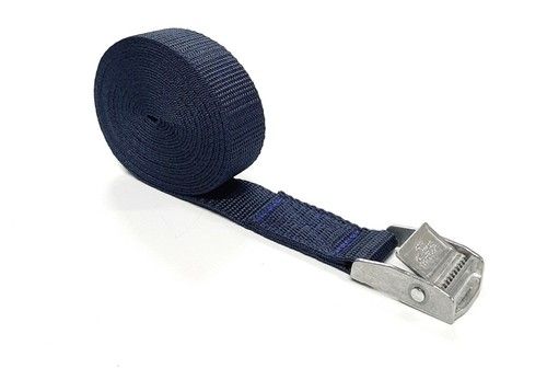 Metal Cam Buckle Tie Down Straps 25mm Webbing 1m - 5m Securing Luggage Trailer