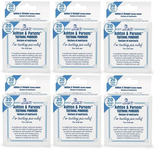 Ashton Parsons Infant Powders Soothing Teething Comfort 20 Sachets 6 Pack — image 1