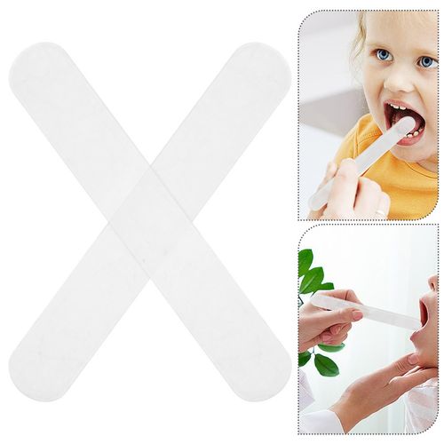 25Pcs Transparent Plastic Tongue Depressor Sticks for Lab Use Durable and Easy — image 5