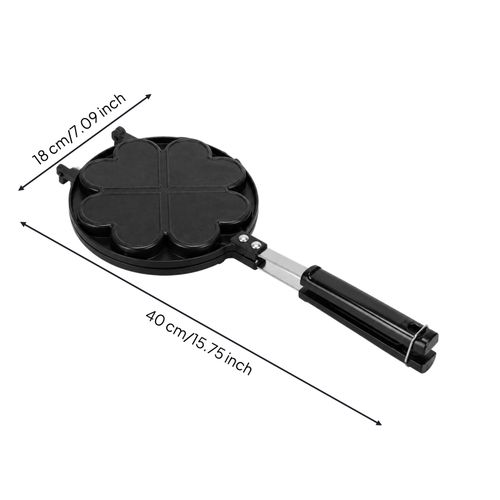 Heart Pancake Pan Lightweight Kitchen Cookware Compact for Cafés — image 8