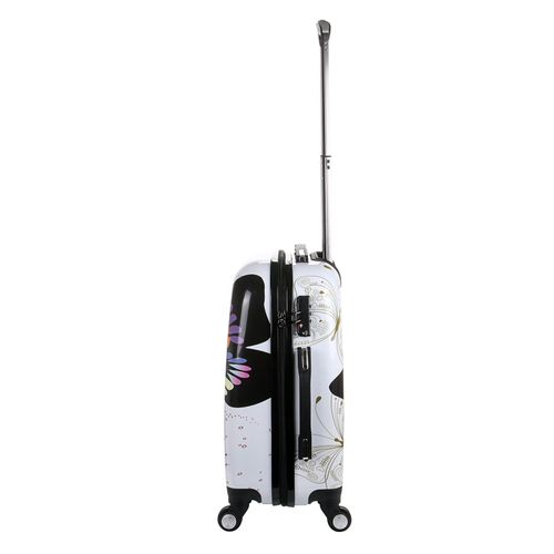 Hard Shell 4 Wheel Spinner Suitcase PC Luggage Trolley Case Cabin Hand Butterfly — image 3