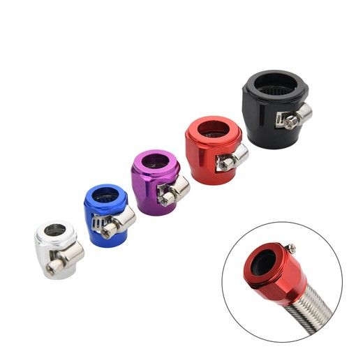 Alloy Hose Clamp AN4/AN6/AN8/AN10/AN12 Hose End Finisher Fuel Oil Pipe Clamps