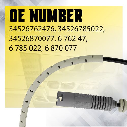 2x ABS Wheel Speed Sensor Rear For BMW 130i 325d 325i 330d 330i E81 E87 E91 E92 — image 2
