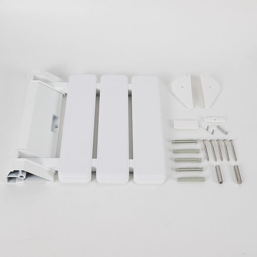 Shower Seat Wall Mounted Shower Folding Seat up to 130kg Bath Chair Shower Stool — image 11