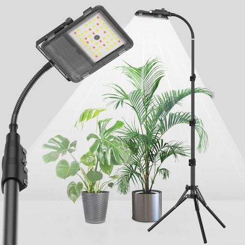 SANSI 90W 120W LED Grow Lights with Tripod Stand Full Spectrum for Indoor Plants