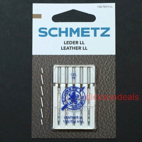 Schmetz Leather Sewing Machine Needles  Choose Size 80/12 to 120/19 (Heavy Duty)