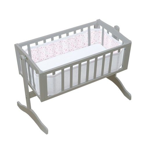 BreathableBaby Classic 3mm Breathable Mesh Liner For Cribs & Cradles Twinkle