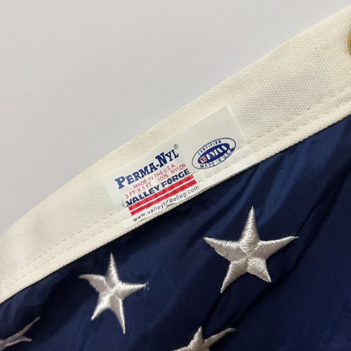Valley Forge USA Flag 3ft x 5ft 100% Nylon made in America — image 3