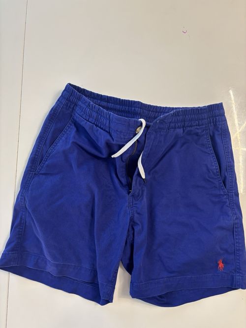 Polo Ralph Lauren Men’s Blue Chino Shorts S Elastic Waist Drawstring Pockets — image 4
