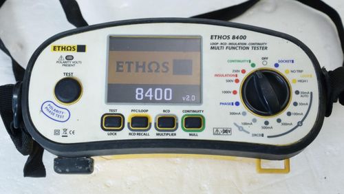 Ethos 8400 Multi Function Tester MFT Loop RCD Insulation Continuity Meter + Case — image 2