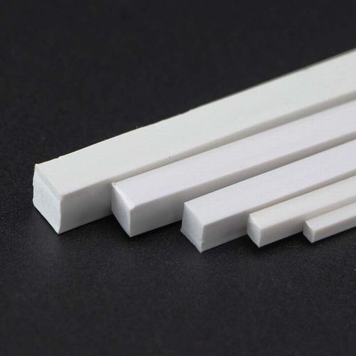 1x1mm -10x10mm ABS Square Bar Styrene Plastic Strips Rod Plasticard 250mm Length — image 1
