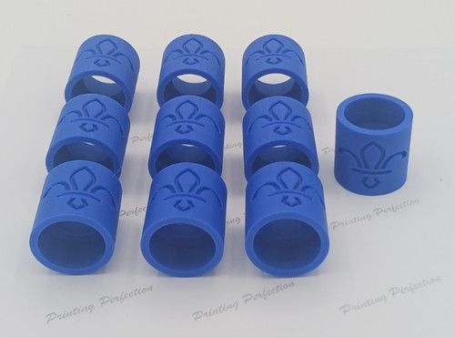 10 x Dark Blue Scout Woggle Plastic 3D Printed Next Day Dispatch Made in UK