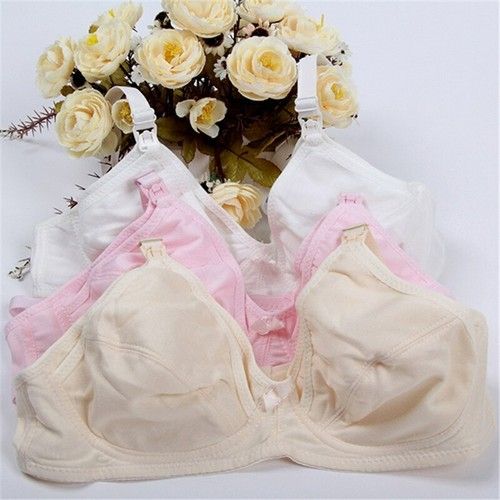 COTTON MATERNITY NURSING BRA MATERNITY UNDERWEAR, NO STEEL FREE 34/36/38/40/42