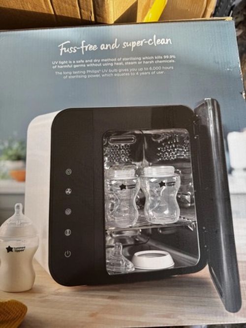 Tommee Tippee Ultra UV Electric Steriliser Dryer Storage ..#56