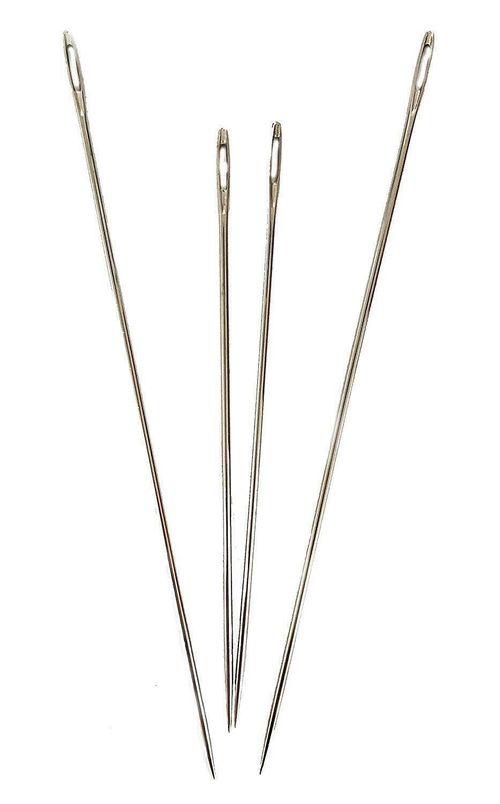 4 Self Threading Hand Sewing Needles (1 Packet) - - UK Seller  — image 2