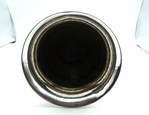 1929 - GEORG  JENSEN - HALLMARKED -  HAMMERED - SOLID SILVER - VASE - 191 GRAMS — image 14